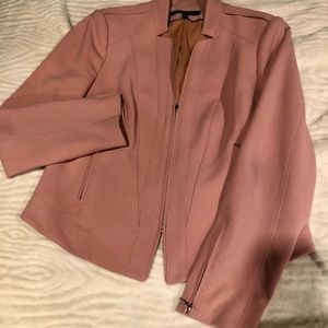 WHBM Dusty Rose Lined Blazer